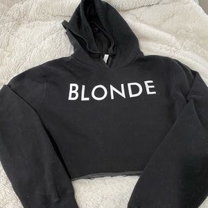 BLONDE - Crop Hoodie
